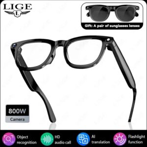 Accueil lunettes intelligentes connectées – caméra hd & audio bluetooth