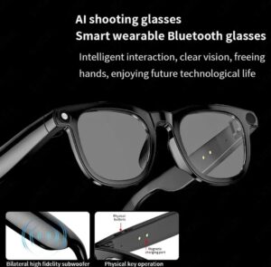 lunettes intelligentes connectées – caméra hd & audio bluetooth