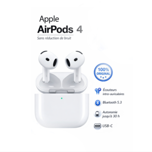 AirPods Pro 4 – Écouteurs Sans Fil Premium, Réduction de Bruit, Audio Haute Définition airpods pro 4 – Écouteurs sans fil premium, réduction de bruit, audio haute définition
