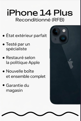 apple iphone 14 plus – 128 go – noir apple iphone 14 plus – 128 go – noir