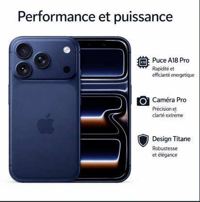 apple iphone 17 pro – 256 ГБ – bleue – apple intelligence apple iphone 17 pro – 256 ГБ – bleue – apple intelligence