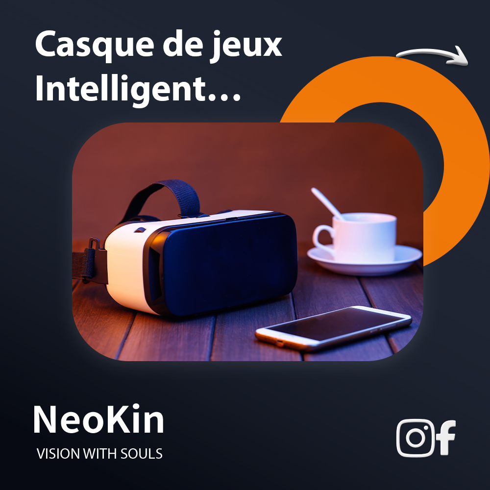 affiche 1casque de jeux intelligent affiche 1casque de jeux intelligent